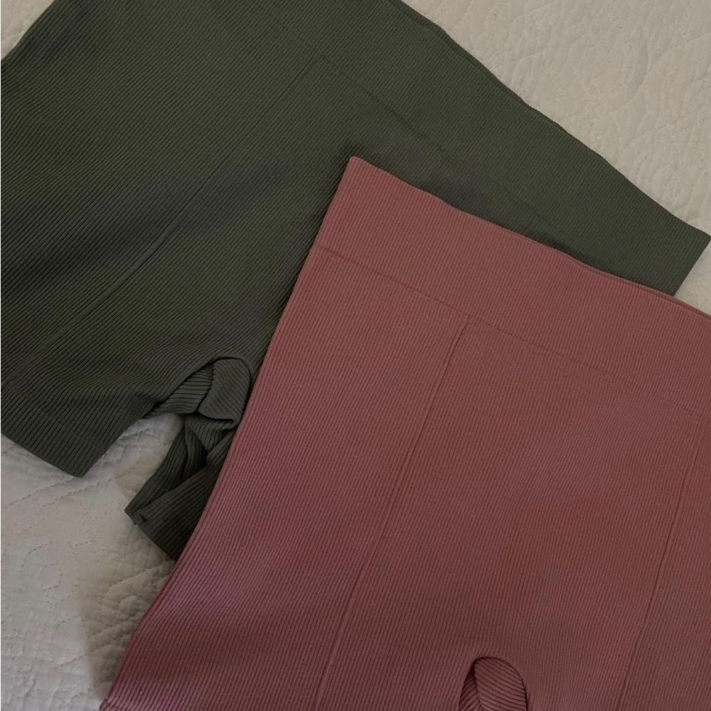 Súper comfy ribbed biker shorts